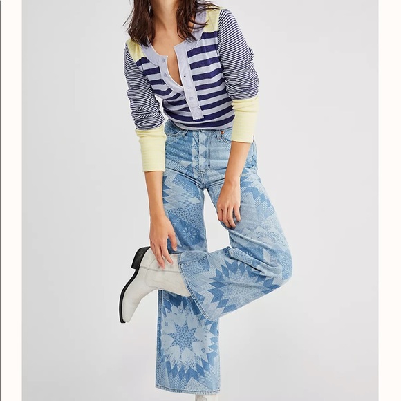 We The Free Tops - We The Free Free People Give Me Stripes Tee NWT